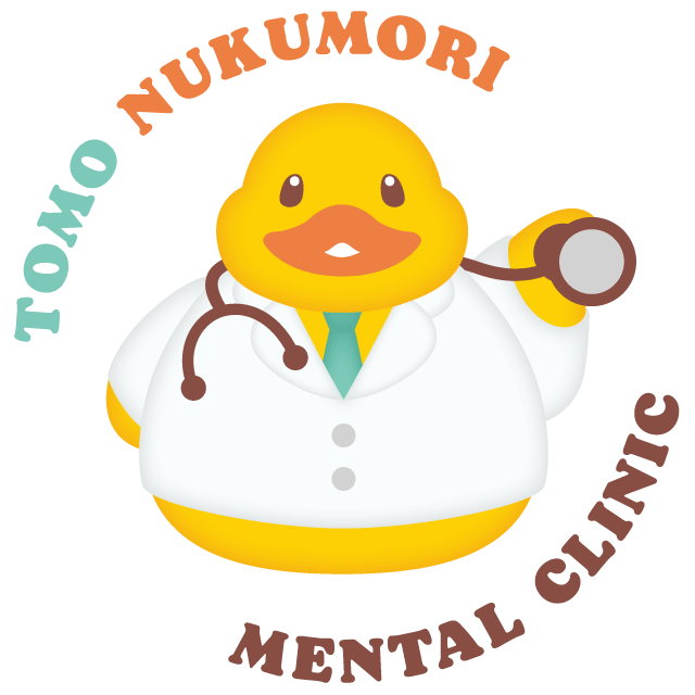TOMOぬくもりメンタルクリニックのロゴキャラクター「あひるの ぬくもりん」