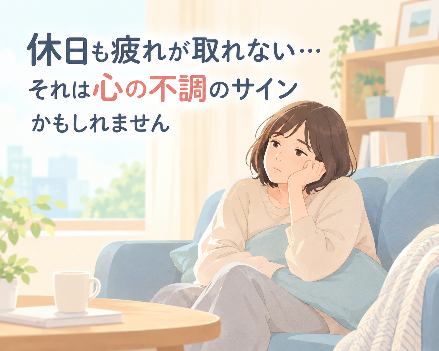 休日も疲れが取れない…それは心の不調のサインかもしれません